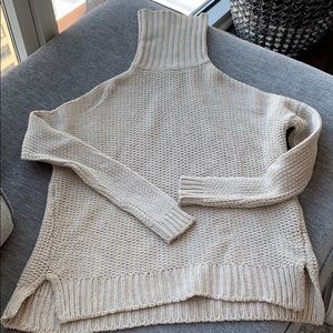 Vince beige turtle neck sweater